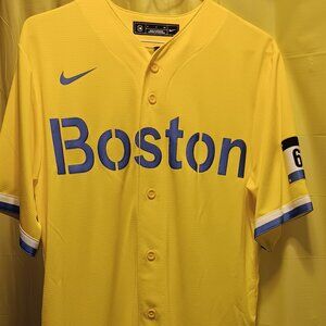 Boston Red Sox Yellow Jersey